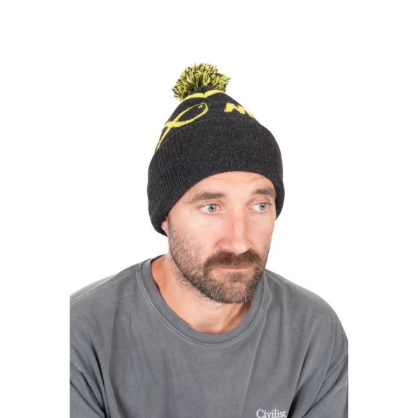 Matrix Čepice Lime & Grey Bobble Hat