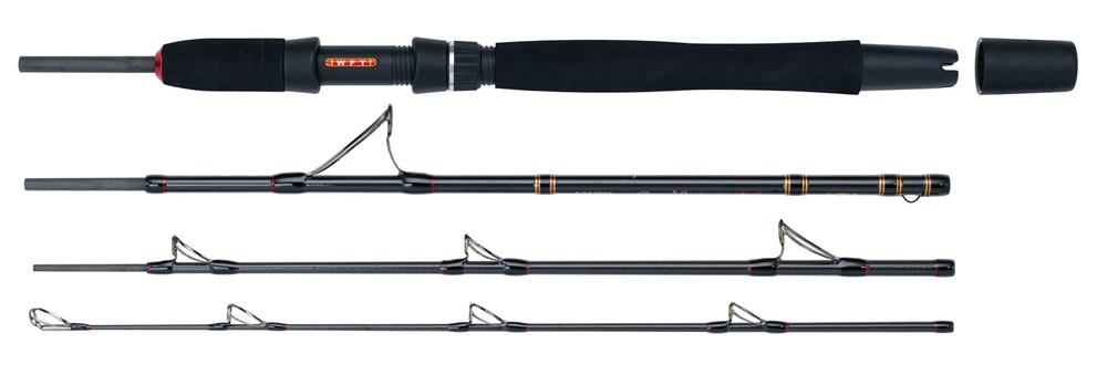Levně Wft prut go north ii 2,1 m 50 lb 400-1000 g 4-díly
