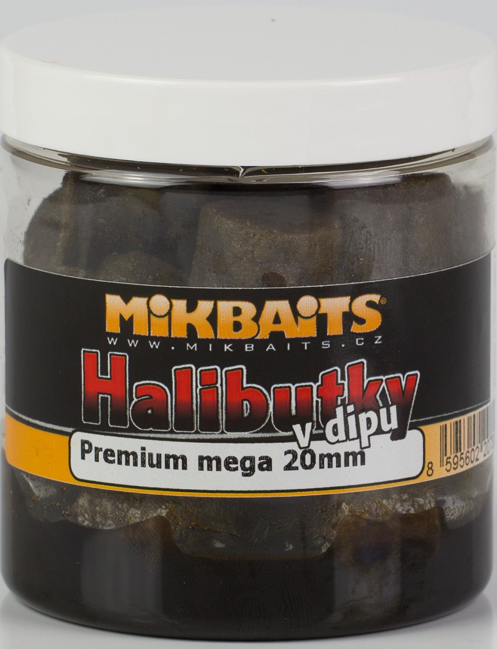 Levně Mikbaits chytací halibutky v dipu 20 mm 250 ml-premium