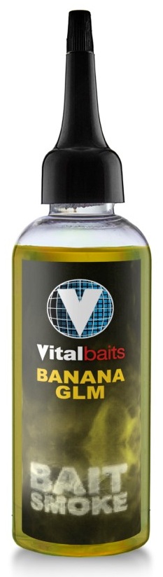 Vitalbaits booster bait smoke banana glm 100 ml