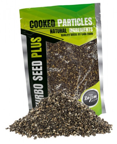Carp zoom partikl turbo seed plus 1 kg - konopí