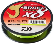 Daiwa Splétaná Šňůra J-Braid Grand X8E Chartreuse 135 m