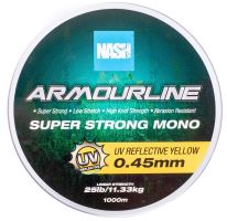 Nash Vlasec Armourline Super Strong Mono UV Yellow 1000 m - 0,45 mm 11,33 kg
