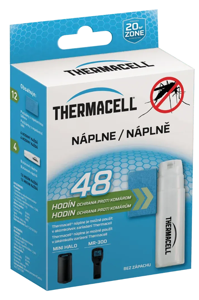 Thermacell náhradní náplně 12 ks + kartuše 4 ks
