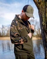 Fox Mikina LW Khaki Camo Split Zip Hoody (7)