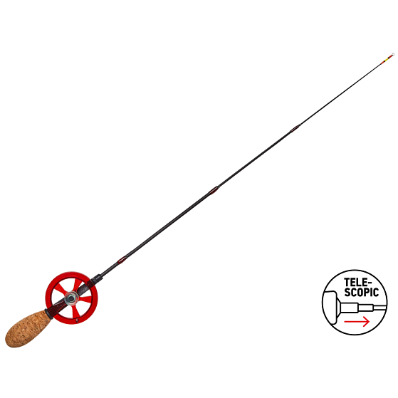 Levně Lucky john prut na dírky ice fishing c-tech jig light 55 cm tele 3-díl