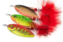 Fox Rage Třpytka Spinner UV Hot Perch (1)