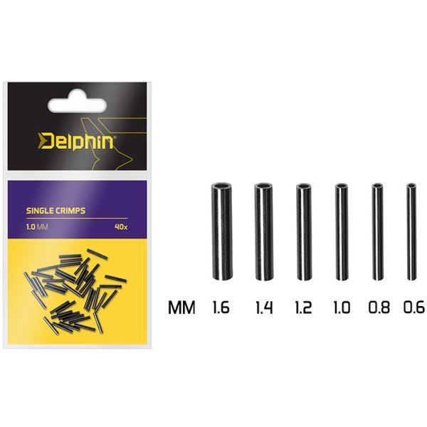 Delphin Crimpy Single Crimps 40 ks