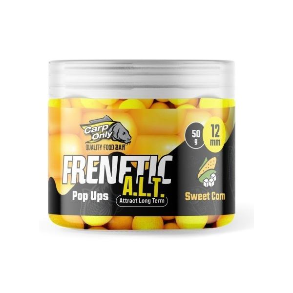 Carp Only Plovoucí Boilies Frenetic A.L.T. Hi-Visual Pop Ups Sweet Corn 50 g