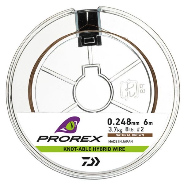 Daiwa Lanko Prorex Hybrid Knotable Wire Brown 6 m