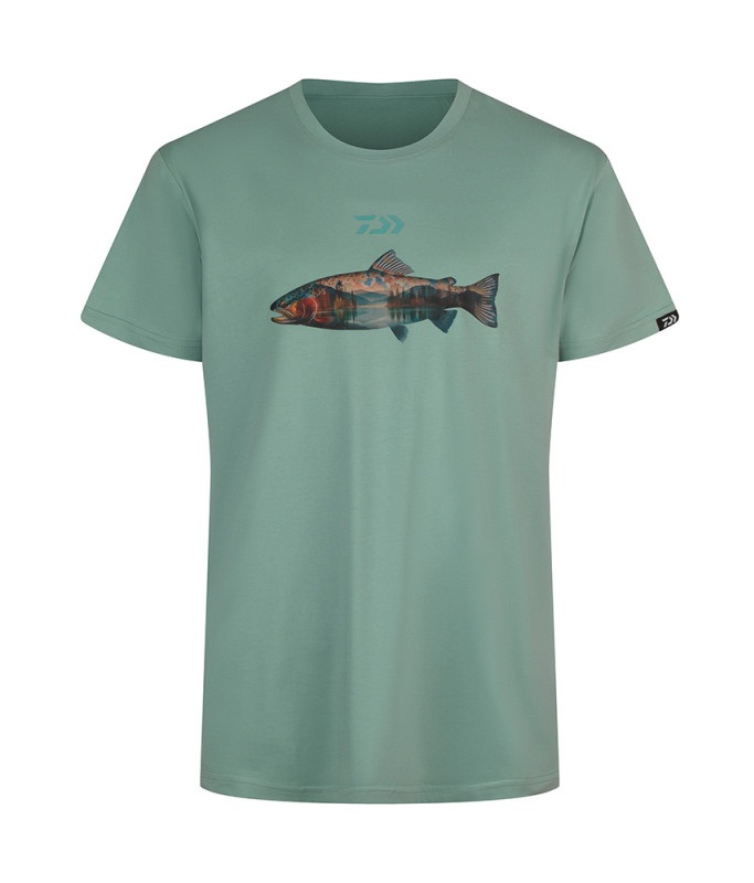 Daiwa tričko t-shirt trout - l