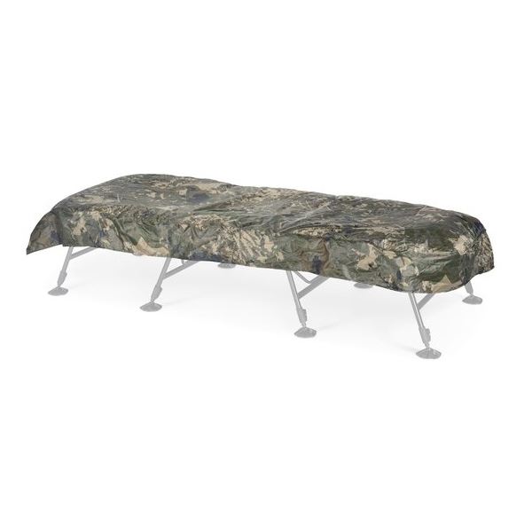 Nash Přehoz Na Lehátko Indulgence Waterproof Bedchair Cover Camo Standard