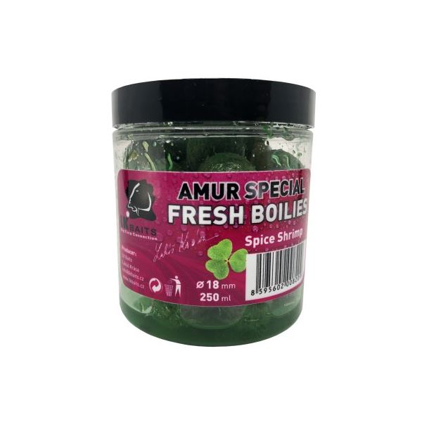 LK Baits Boilie Fresh Euro Economic Amur Special Spice Shrimp 18 mm 250 ml