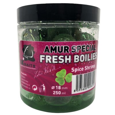 Levně Lk baits boilie fresh euro economic amur special spice shrimp 18 mm 250 ml