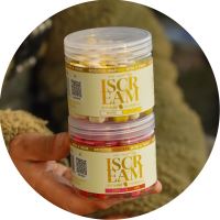 One More Cast Wafters Boosted Fluoro Wafters iScream 100 g 10x14 mm - Red & Pink