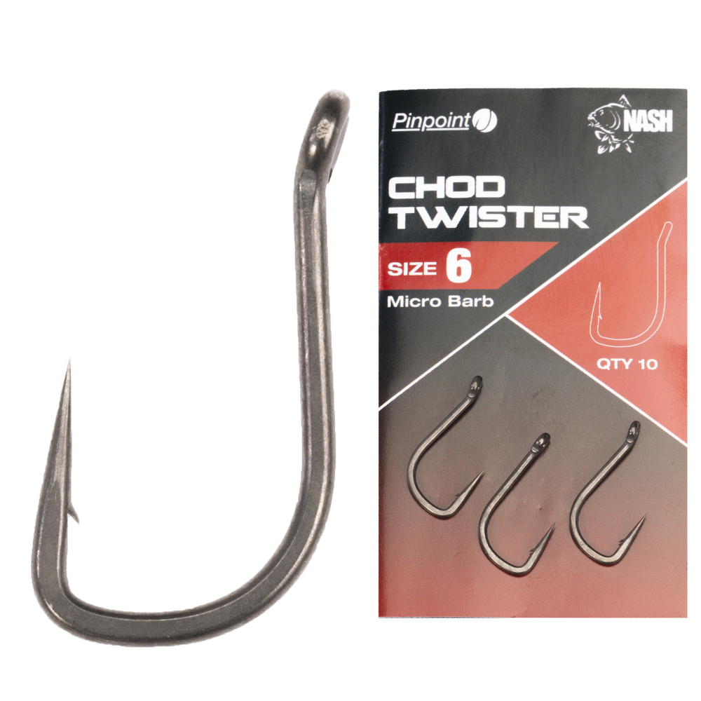 Levně Nash háčky pinpoint chod twister micro barbed-velikost 6