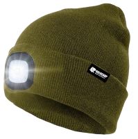 Holdcarp Čepice LED Light Beanie Green (1)