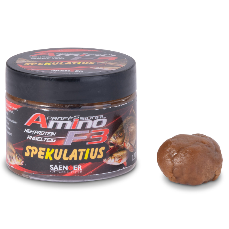 Saenger rybářské těsto amino f-3 120 g - spekulatius
