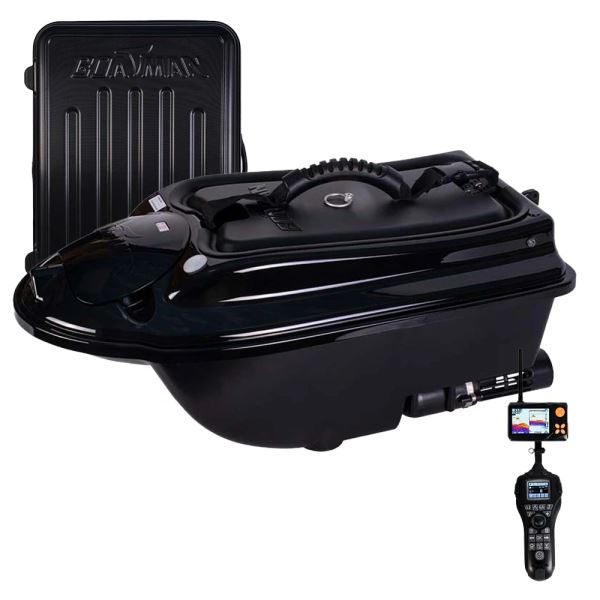 Boatman Zavážecí Lodička Actor Plus Pro 2025 S GPS A Echolotem Černá