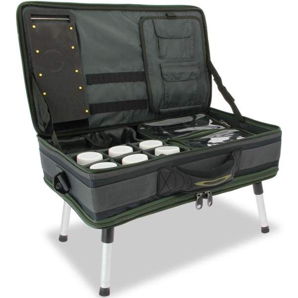 NGT Stolek S Kufrem Carp Bivvy Table System