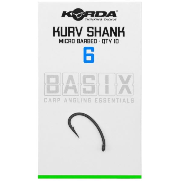 Korda Háčky Basix Kurv Shank Micro Barbed