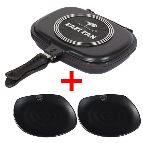 Giants Fishing Pánev Na Vaření Eazi Pan Medium + 2x Talíř Plate Black Large Zdarma!