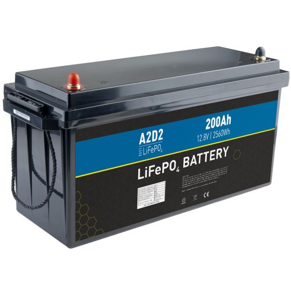 A2D2 Baterie LiFePo4 12,8 V 200Ah M8 REPT Cells