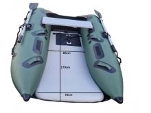 Boat007 Nafukovací Člun Katamarán Zelený 240 cm (10)