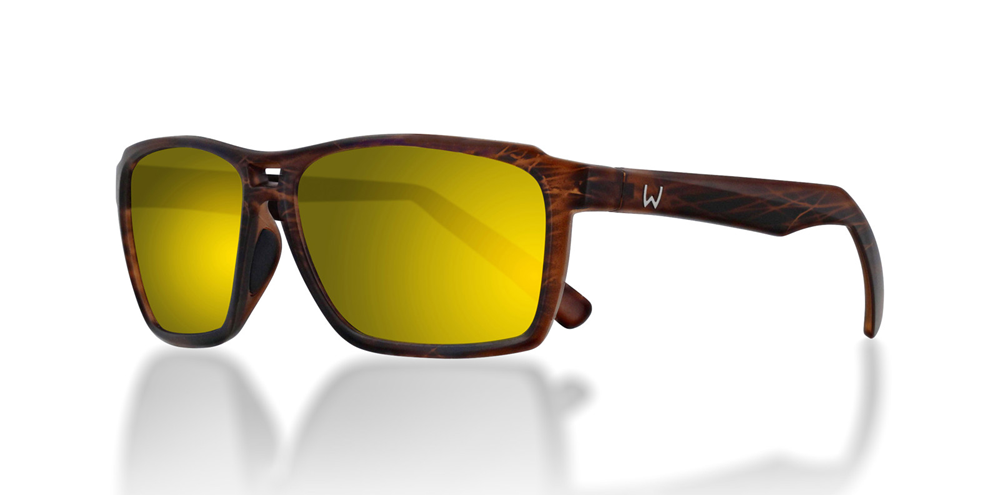 Westin polarizační brýle w6 street 150 matte brown stripe lb brown yellow ar green