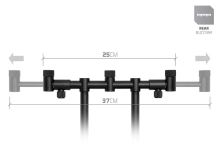 Delphin Zadní Flexi Hrazda Pro 3 Pruty RPX / ProMAX BW 25-37 cm (1)