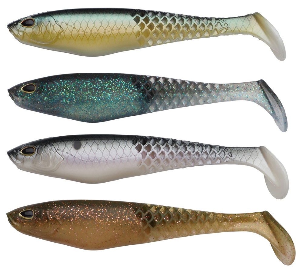 Berkley gumová nástraha powerbait cullshad mixpack clearwater - 12,5 cm 16,8 g 4 ks