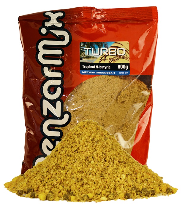 Levně Benzar mix krmítková směs turbo method 800 g - tropic kyseliná máslová