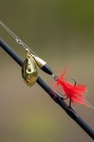 Zebco Rotačka Demonic Chunky Spinner Gold/Red Velikost 3 (2)