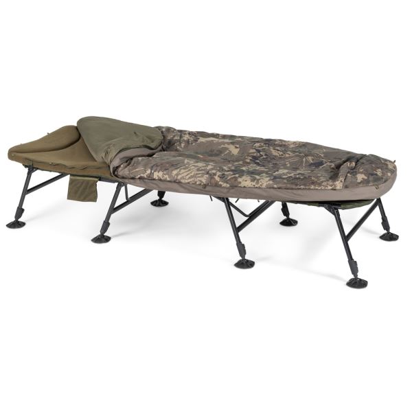 Nash Lehátko Se Spacákem Indulgence HD40 Sleep System 8 Legs Camo