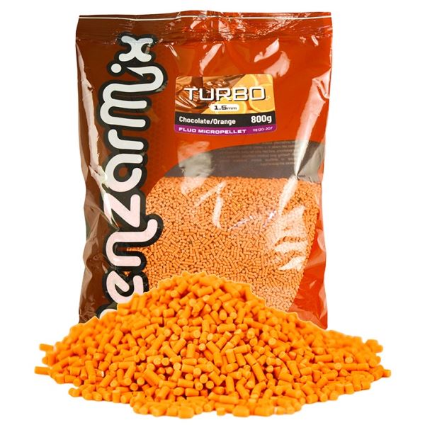 Benzar Mix Pelety Fluo Turbo Pellet 800 g 1,6 mm