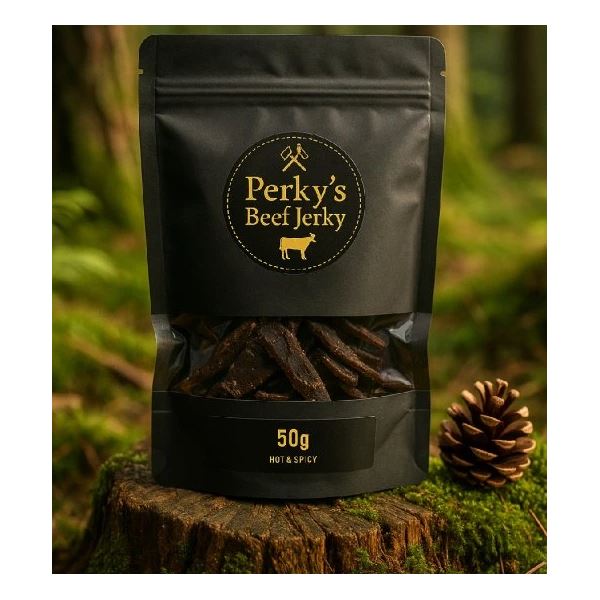 Perky´s Jerky Sušené Hovězí Maso Hot & Spicy 50 g