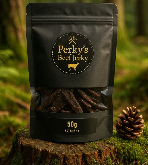Perky´s jerky sušené hovězí maso hot & spicy 50 g
