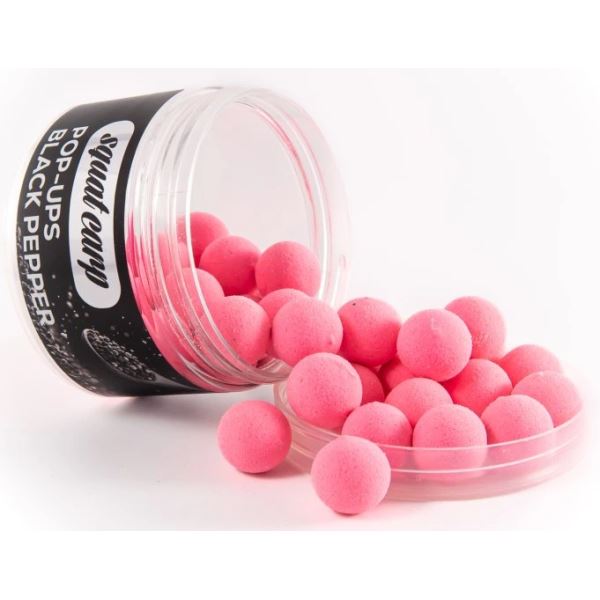 Squat Carp Plovoucí Boilies Pop-Up Black Pepper 60 g