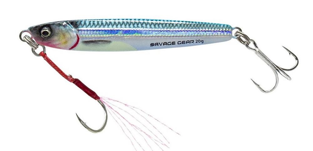 Levně Savage gear pilkr 3d jig minnow sinking glow sardine - 5,4 cm 8 g