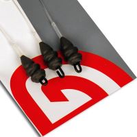 Trakker Návazce Fluoro Boom Clinga Ronnie Sleeve 0,3 g 7,5 inch 3 ks (1)