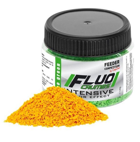 Levně Carp zoom anglická vločka fluo crubs 120 g - fluo oranžová