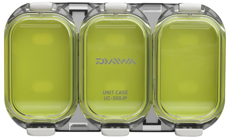 Daiwa vodotěsná krabička waterproof sealed unit case 300 zelená - 3 přihrádky