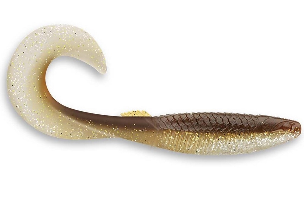 Rapala gumová nástraha crushcity the curl brown silver - 14,7 cm 15,1 g 4 ks