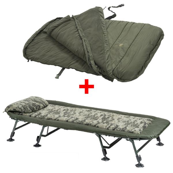 Mivardi Lehátko CamoCODE Air8 + Spacák New Dynasty Xtreme