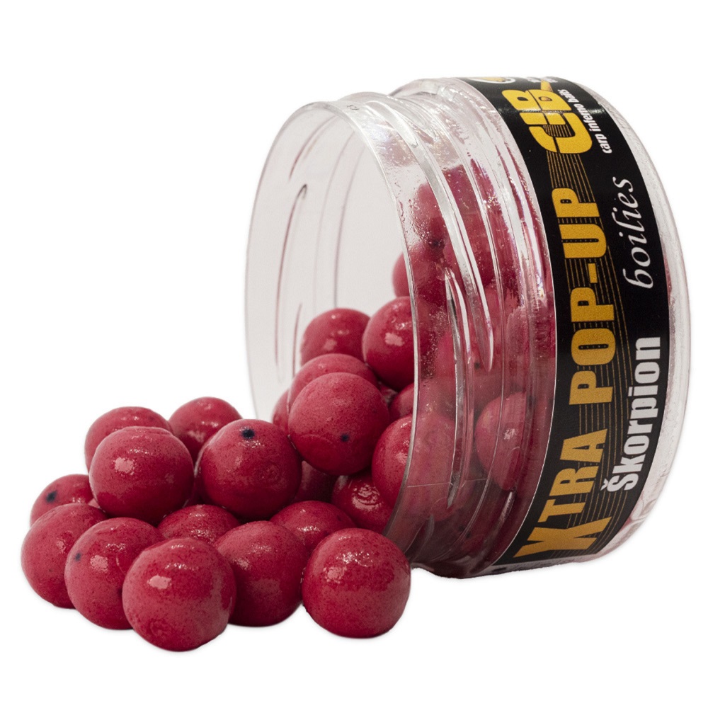 Levně Carp inferno pop up boilies hot line xtra 150 ml 16 mm škorpion