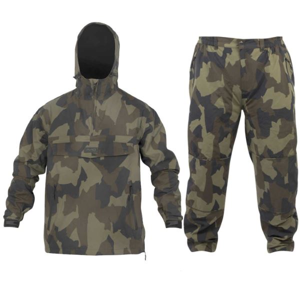 Avid Carp Bunda Ripstop Camo Pullover Jacket + Kalhoty Ripstop Camo Trousers