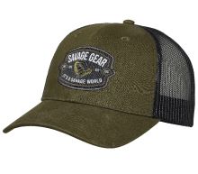 Savage Gear Kšiltovka Badge Trucker Cap Green Savage Gear Kšiltovka Badge Trucker Cap Green