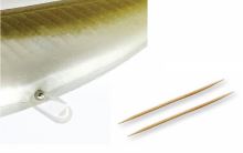 Savage Gear Gumová Nástraha Minnow WL Sinking White Pearl Silver 2+1 (1)