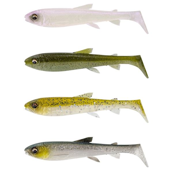 Savage Gear Gumová Nástraha 3D Whitefish Shad Clear Water Mix 4 ks 9 cm 7 g