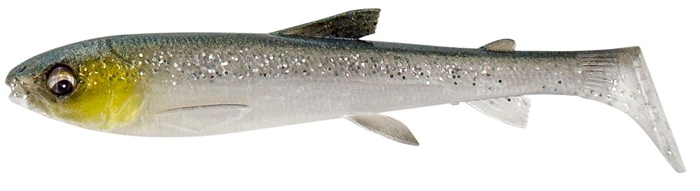 Levně Savage gear gumová nástraha 3d whitefish shad green silver- 9 cm 7 g